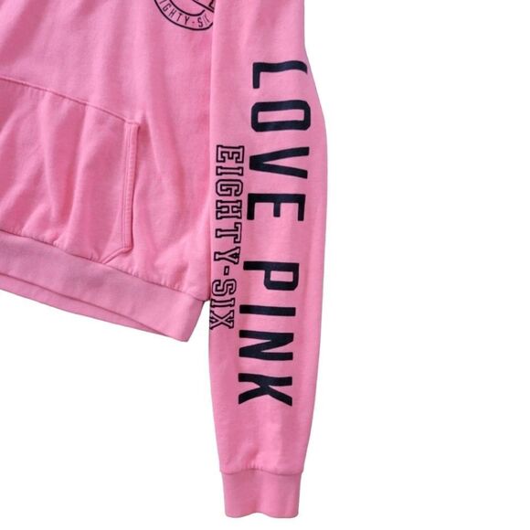 PINK Victoria's Secret Quarter Zip Sweatshirt Women's Size Large - Picture 4 of 5